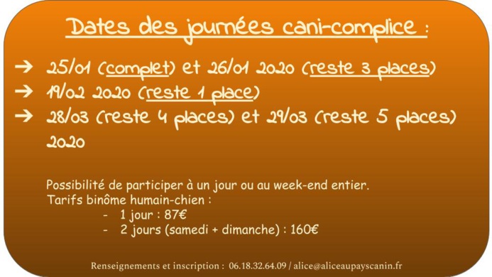 Journées cani-complice !