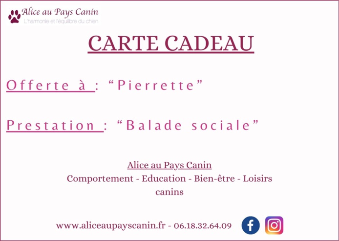 Chèque Cadeau Chèque Cadeau